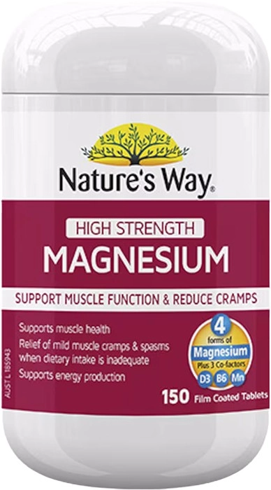 Natures Way High Strength Magnesium 150 Tablets