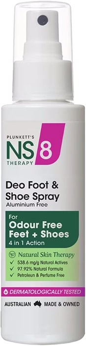 Nutri Synergy NS8 Deo Foot Fresh Spray Aluminium Free 100ml