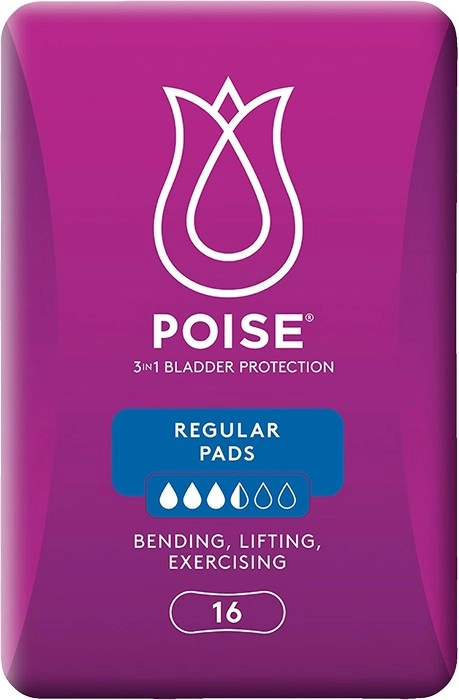 Poise Pads Regular 16 Pack