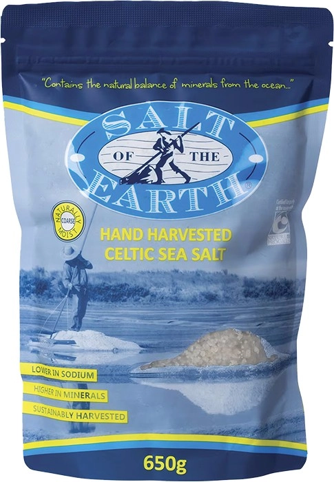 Salt Of The Earth Coarse Celtic Sea Salt 650g