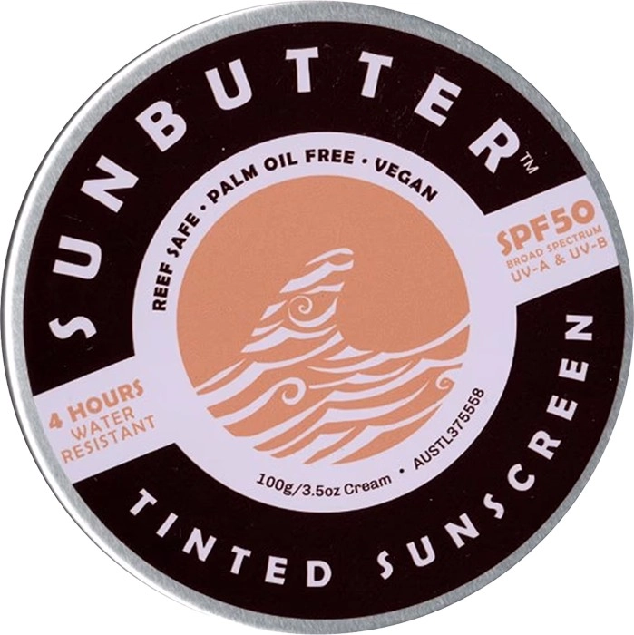 SunButter Tinted Reef Safe Face Sunscreen SPF50 100g