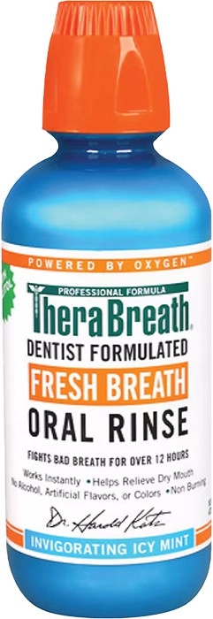 Therabreath Oral Rinse- Icy Mint 473 ml