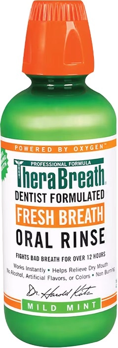 Therabreath Oral Rinse - Mild Mint 473 ml