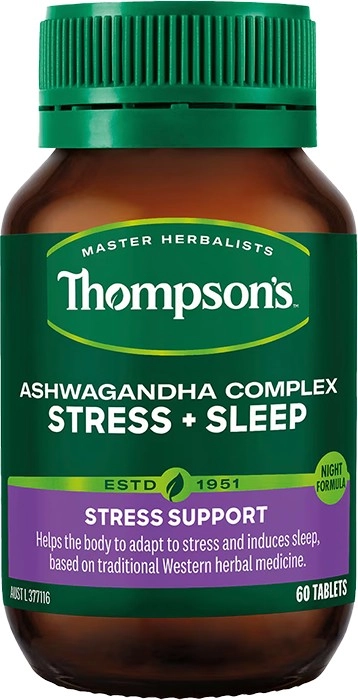 Thompson’s Ashwagandha Complex Stress + Sleep 60 Tablets