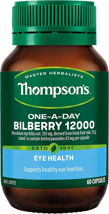 Thompson’s One a Day Bilberry 12000mg 60 Capsules