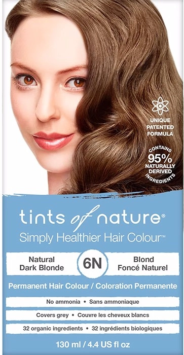 Tints of Nature 6N Natural Dark Blonde Permanent Hair Colour 130ml