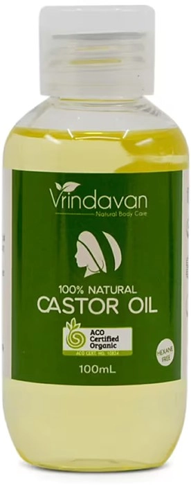 Vrindavan Certified Organic Castor Oil 100ml