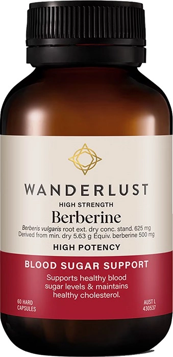 Wanderlust Berberine Capsules 60 Capsules