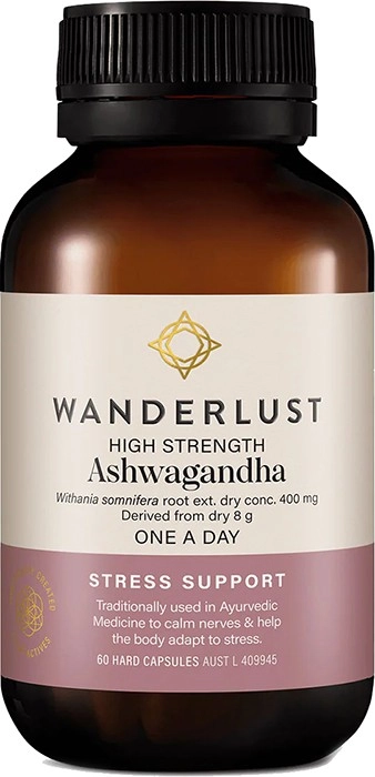 Wanderlust High Strength Ashwagandha 60 Capsules