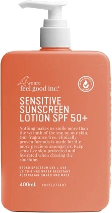 We Are Feel Good Inc. Sensitive Sunscreen Lotion SPF50 400ml