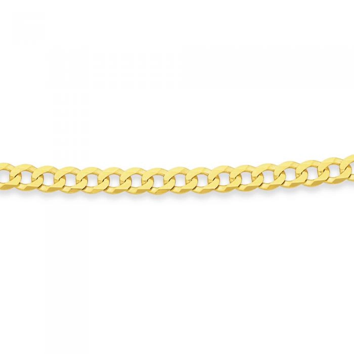 9ct Gold 50cm Solid Curb Chain