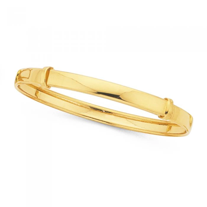 9ct Gold Baby Expander Bangle