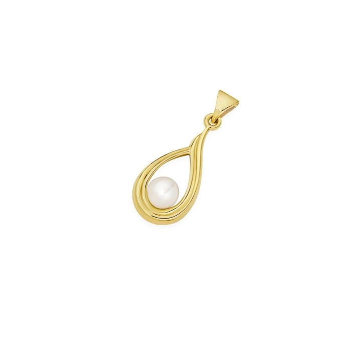 9ct Gold Cultured Freshwater Pearl Pendant