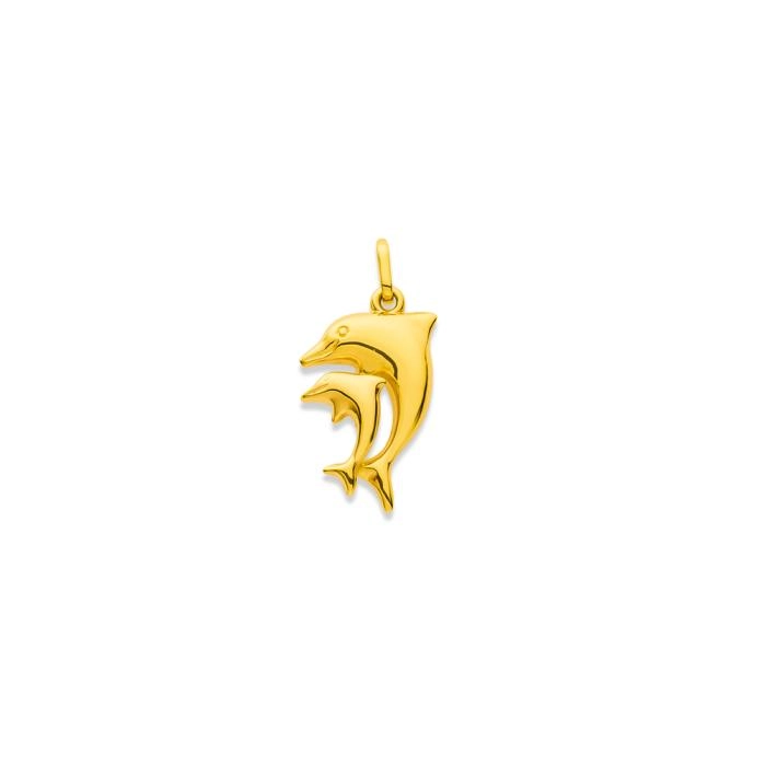 9ct Gold Dolphin Pendant