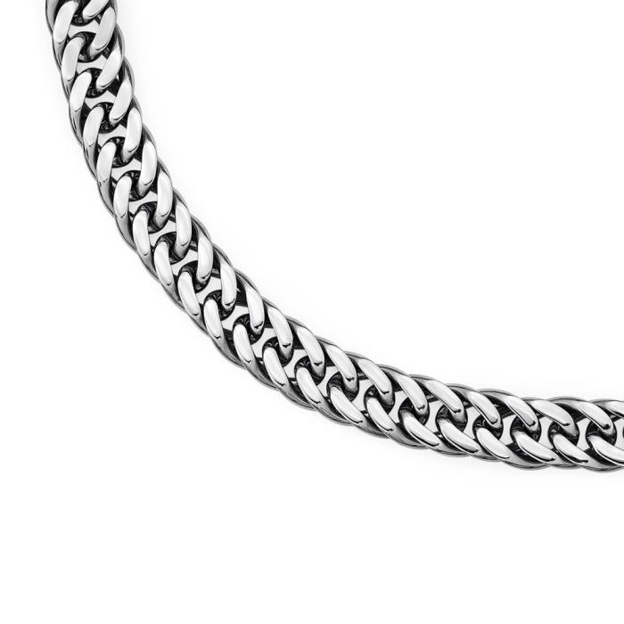 Stainless Steel 60cm Close Curb Men's Chain