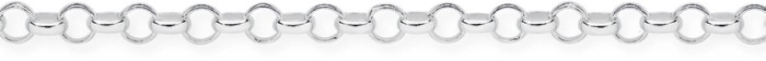 Sterling Silver 19cm Fine Belcher Bracelet