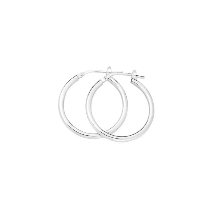 Sterling Silver 20mm Hoop Earrings