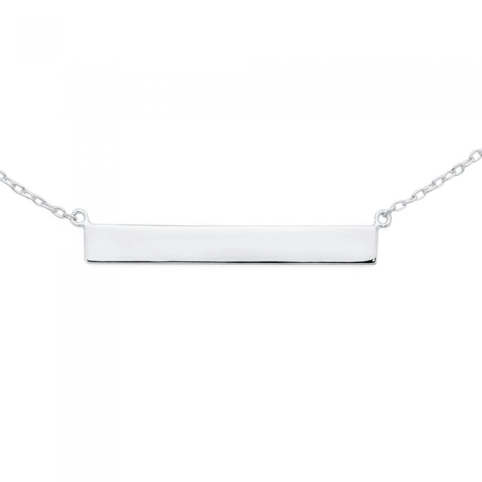 Sterling Silver Bar Necklace