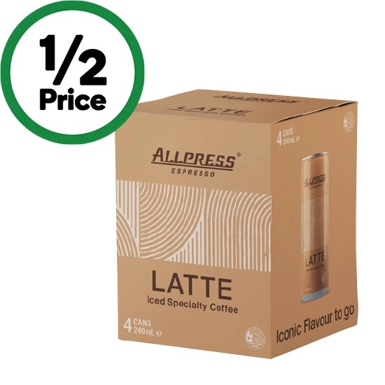 Allpress Espresso Coffee 4 x 240ml