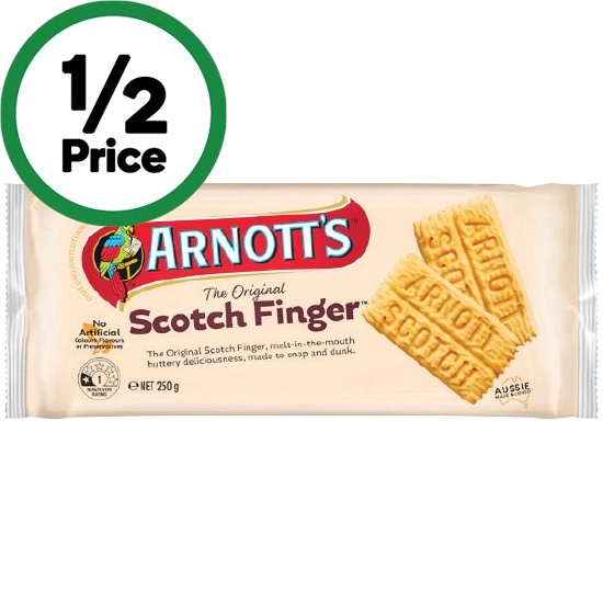 Arnott’s Original Scotch Finger Biscuits 250g