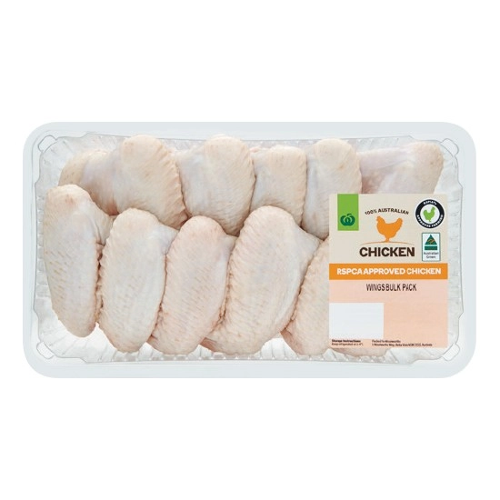 Australian Fresh RSPCA Approved Chicken Wings Bulk Tray