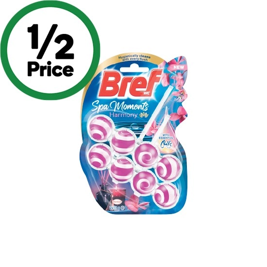 Bref Toilet Rim Blocks 50g x Pk 2