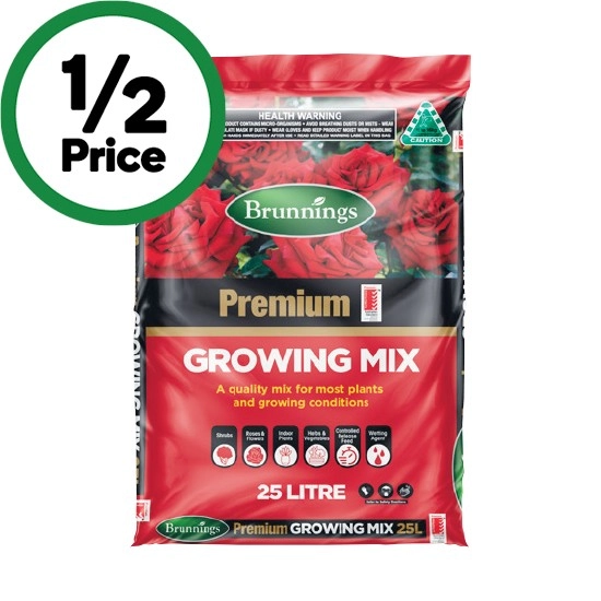 Brunnings Premium Potting Mix 25 Litre