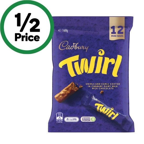 Cadbury Sharepacks 144-180g