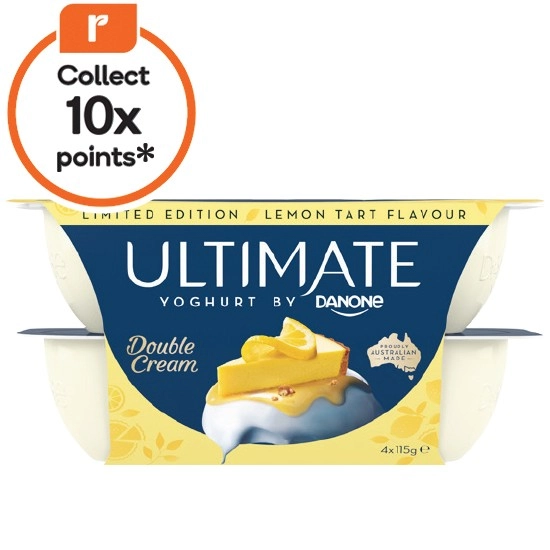 Danone Ultimate Double Cream Yoghurt 115g x Pk 4