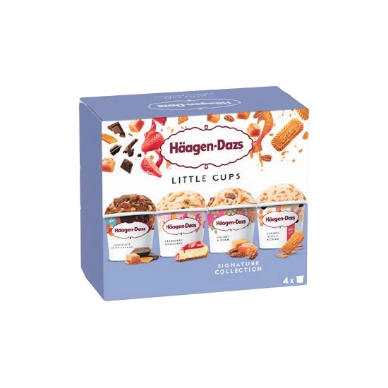 Haagen-Dazs Mini Ice Cream Cups 380ml Pk 4 – From the Freezer