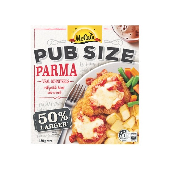 McCain Pub Size Meals 480-500g