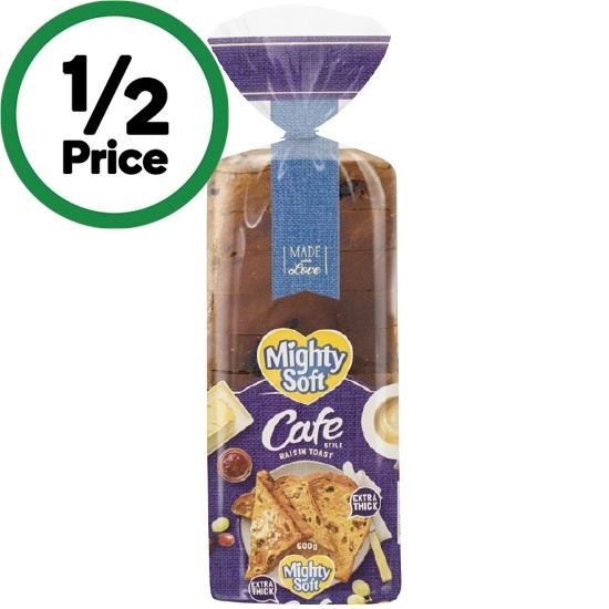 Mightysoft Cafe Fruit Loaf 600g