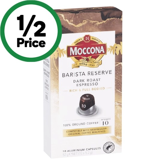 Moccona Coffee Capsules Pk 10