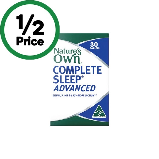 Nature’s Own Complete Sleep Advanced Tablets Pk 30~