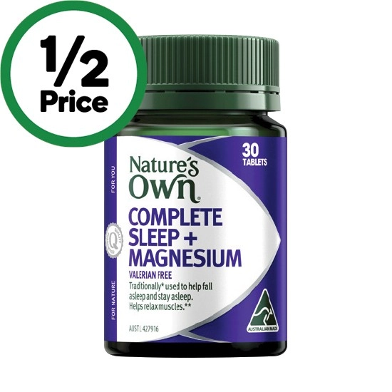 Nature's Own Complete Sleep + Magnesium Tablets Pk 30~