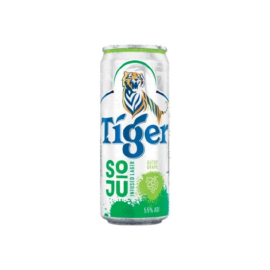 NEW Tiger Asian Lager with Soju Cans 3x320ml