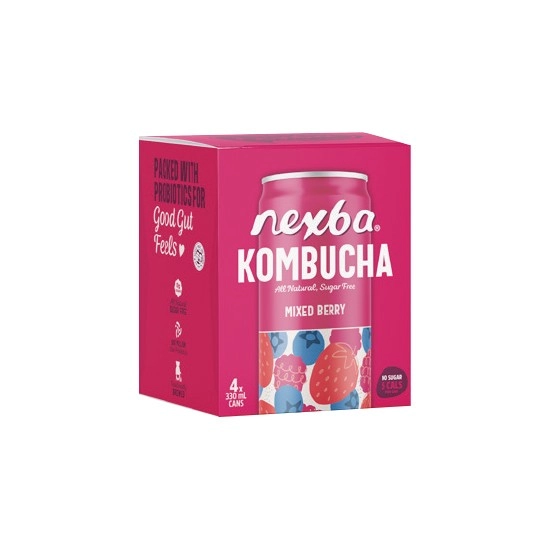 Nexba Kombucha 4 x 330ml