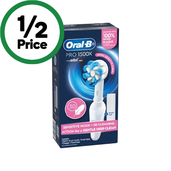 Oral B Pro 1500x Electric Toothbrush