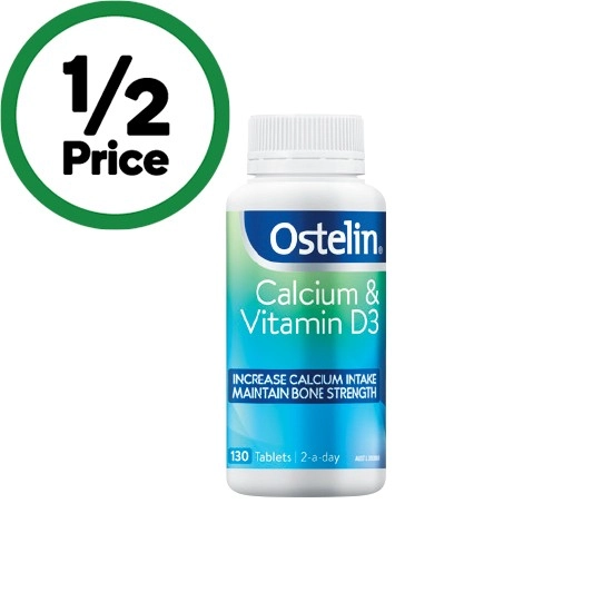 Ostelin Calcium & Vitamin D3 Tablets Pk 130~