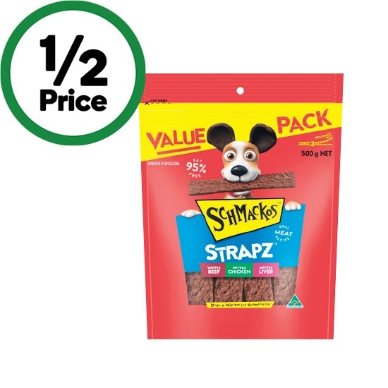 Schmackos Strapz Dog Treats 500g