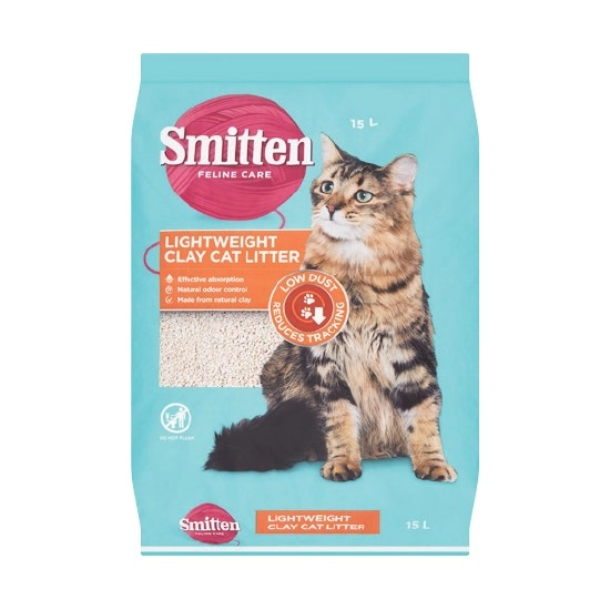 Smitten Lightweight Clay Cat Litter 15 Litre