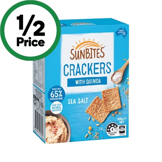 Sunbites Crackers Share Pack 105-110g