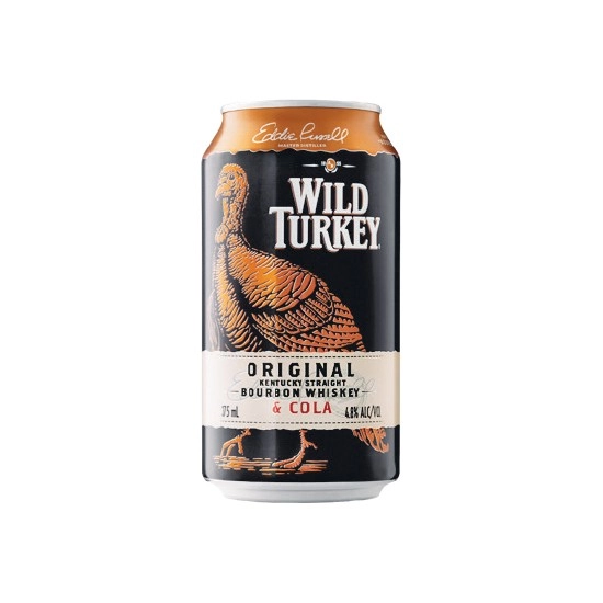 Wild Turkey Bourbon & Cola Cans 10x375ml