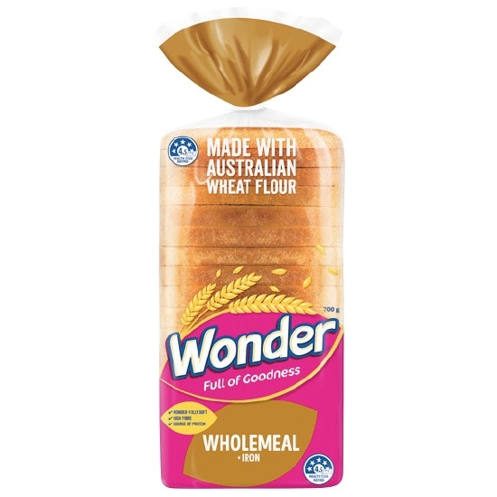 Wonder White Bread Loaf Varieties 680-700g