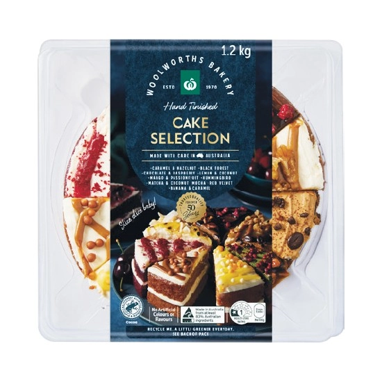 Woolworths Assorted Cake Selection Cake 1.2 kg