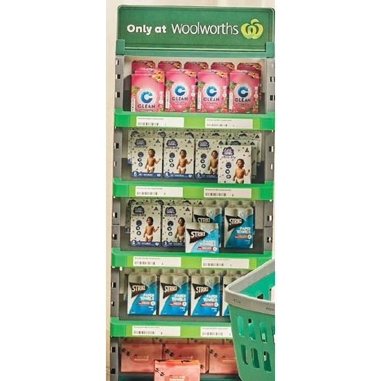 Woolworths Mini Supermarket Display Shelves with Accessories