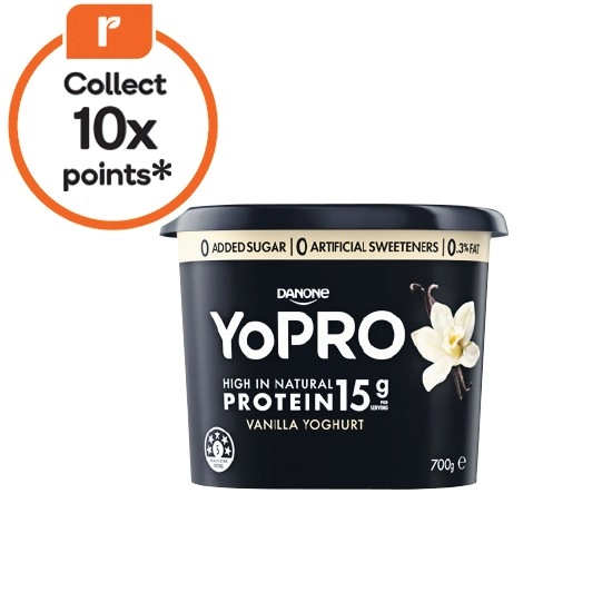 YoPRO Yoghurt Varieties 700g – From the Fridge