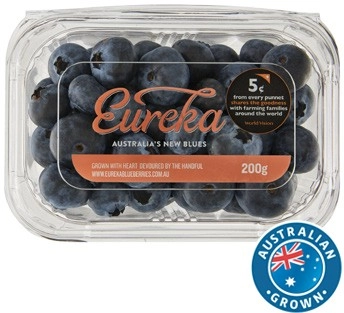 Australian Eureka Blueberries 200g Punnet