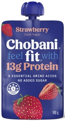 Chobani Fit Protein Yogurt Pouch 140g