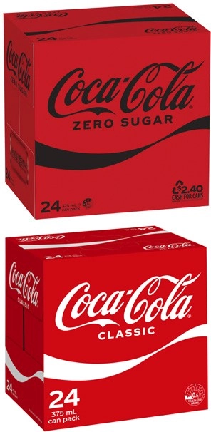 Coca-Cola Soft Drink 24x375mL